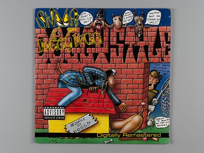 [Автограф] Виниловый альбом Snoop Dogg. Doggystyle: Digitally Remastered. 2001 год. Размер 30 