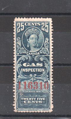 Непочтовая марка Канады. Виктория. 1897 г. Гашеная.