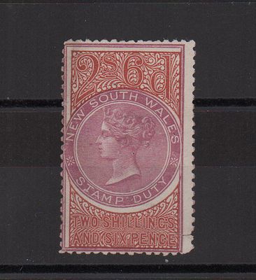 Непочтовая марка Нового Южного Уэлса. Виктория. Гашеная.