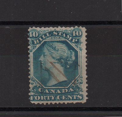 Непочтовая марка Канады. Виктория. Гашеная.