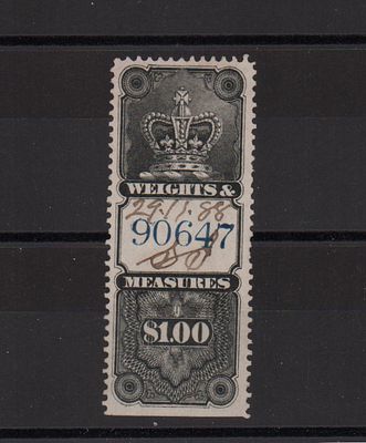 Непочтовая марка Канады (?). 1888 г. Гашеная.