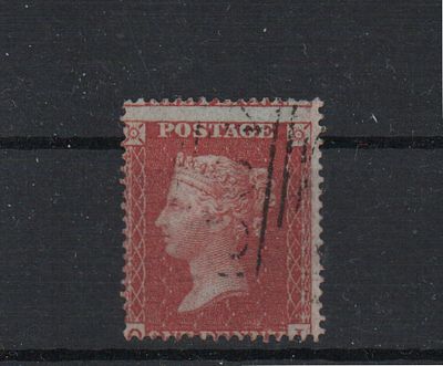 Почтовая марка Великобритании. 1854/55 г 1р. Мих. №8А. ВЗ 1. Зуб. 16. Гашеная.