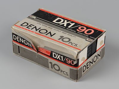 Аудиокассеты Danon DX1/90 в родной упаковке. 10 шт. Япония, 1990-е. . Коробка непользованных 90 
