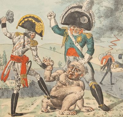 [Из коллекций художника Ю. П. Великанова] Мартине А. (издатель), неизв. гравер. Карикатура 