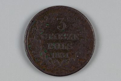 Польша, Царство Польское. 3 гроша 1831 VF. Состояние VF