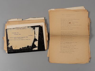 Оношкович-Яцына А.И. Тетрадь с переводами и машинописными листами на английском. 1930-е. Оношков 