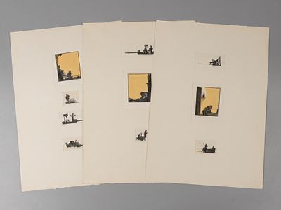 Гончаров А. Д. Заставки к книге &laquo;Избранные пьесы А. Н. Островского&raquo;. Десять пробных оттисков. 