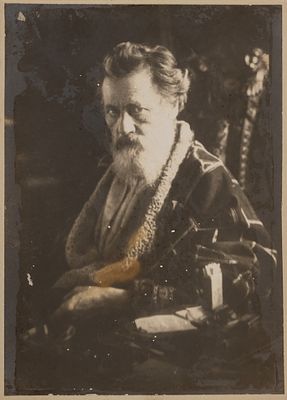 Художник М. А. Зичи. Фотография нач. XX века. Размер 13х9,1 см. Размер по паспарту 16,7х10,8 см. 