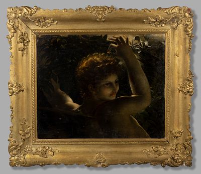 Н/х. Копия фрагмента картины А.-Л. Жироде-Триозона "Сон Эндимиона" (1791). Сер. - втор. пол. 