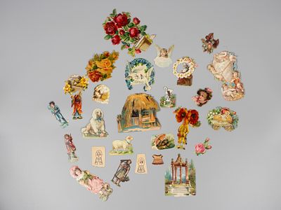 Декупажные карты. 25+ шт. Начало ХХ в. Разных размеров и производителей. Встречаются с 