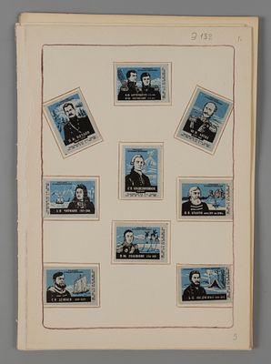 16 альбомных листа с советскими спичечными этикетками. Всего 206 этикеток 1950-70-х гг. 