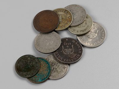 Венгрия. Набор монет 10 шт. разных номиналов. 1892-1916 VF-XF. Состояние VF-XF