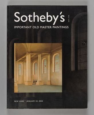 [На англ. яз.] Каталог аукциона Sotheby's. Шедевры живописи старых мастеров. Лондон, 2004. Sothe 