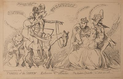 [Из коллекций художника Ю. П. Великанова] Укрощение строптивой: Екатерина и Петручио; 