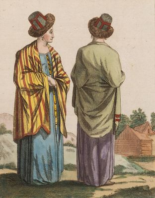 Грассе С.-С. Ж. (под руководством), Лабрусс (по рисунку) Петербургские горожанки. 1790-е гг. 