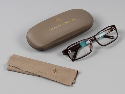 Valentin Yudashkin. Очки для зрения. VY 313. 2010-е. В комплекте оригинальный футляр и салфетка. 