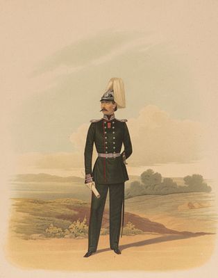 Пиратский К. К. Обер-офицер Гвардейских инженеров (в парадной форме). 15 марта 1855. Лист 45 из 