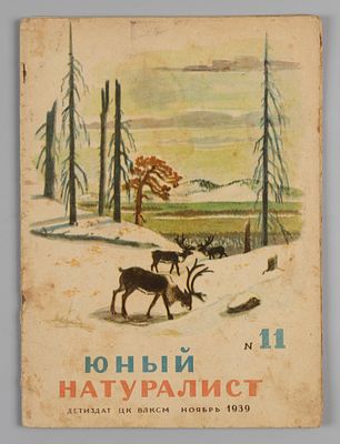 Юный натуралист. № 11 за 1939 год. Ежемесячный детский журнал ЦК ВЛКСМ. М.: Мол. гвардия, 1939. 