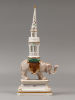 Индийский слон. Статуэтка. Фарфор Meissen. 1910 г. Редкая статуэтка Мейсен с юбилейным клеймом Изображение - 3