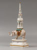 Индийский слон. Статуэтка. Фарфор Meissen. 1910 г. Редкая статуэтка Мейсен с юбилейным клеймом Изображение - 4