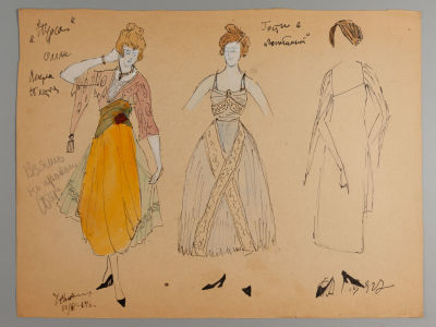 Альмединген Борис Алексеевич (1887–1960) - Альмединген Б. А. Кинофильм &laquo;Пурга&raquo;. 1927. Эскиз 