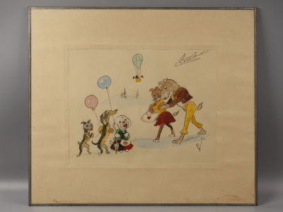 Гальба (Гальберштадт) Владимир Александрович (1908–1984) - Владимир Гальба. Карикатура Рисунок №1. 