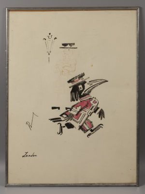 Гальба (Гальберштадт) Владимир Александрович (1908–1984) - Владимир Гальба. Карикатура (London) 