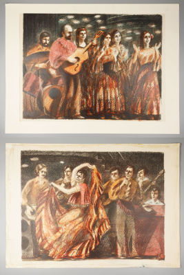 Тамбовцев Виталий Витальевич (1930–1997) - Тамбовцев, В. В. &laquo;Цыганское варьете. Ресторан "Волна". 