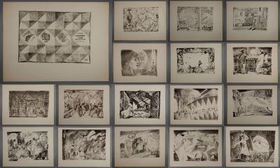 Тамбовцев Виталий Витальевич (1930–1997) - 18 шт &laquo;Гранитный город&raquo;. Ахматовская серия литографий. 