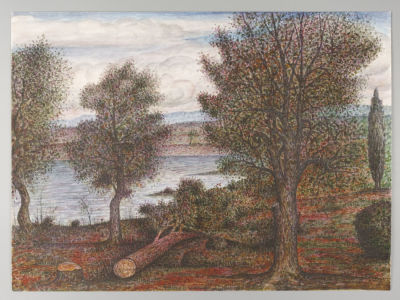 Феоктистов Владимир Петрович (род. 1947) - Феоктистов В. П. Перед дождем. Акварель. 2004. Бумага 