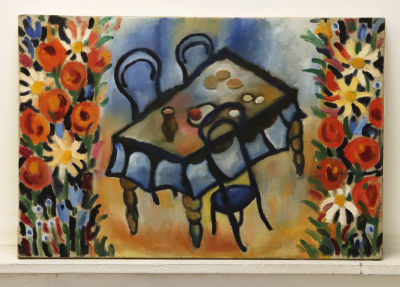 Лубнин Г. Без названия. 1993. Холст, масло. Размер 40х60 см. Гавриил Лубнин — легендарный 