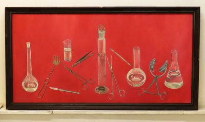 Вальран В. Стекло и металл. 1992. Холст, масло. Размер 50х100 см. Валерий Вальран (1949 г.р.) 