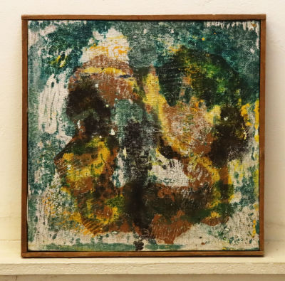 Вальран В. Блики. 1978. Оргалит, масло. Размер 31Х31 см. Валерий Вальран (1949 г.р.) живописью 