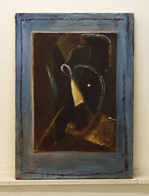 Зайцев А. Автопортрет. 2005. Холст на доске, масло. Размер 50х35 см. Александр Зайцев (р. 1937) 