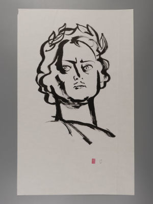 Г.А.В. Траугот. Петр I. Оригинал варианта для оформления альбома &laquo;Медный всадник&raquo; А. С. 