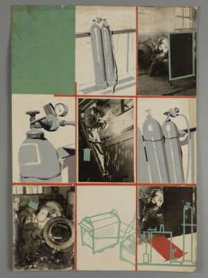 Захаров. Газ. Оригинал макета плаката техники безопасности. Промышленная графика. Картон 