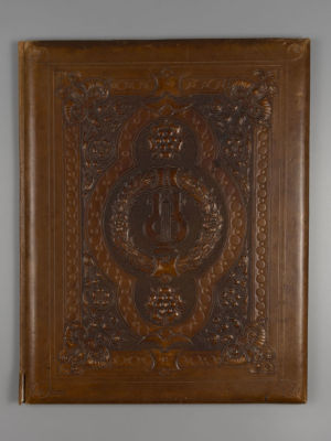 Бювар для нот. Производство Georg Hulbe Hamburg Berlin. Германия. Кон. XIX – нач. ХХ в. Кожа 