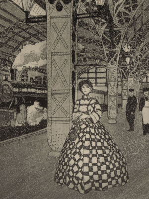 Сердюкова Н. Витебский. 2016. Офорт. Размер изображения 18х10 см. Размер листа 26,5х19,7 см. 