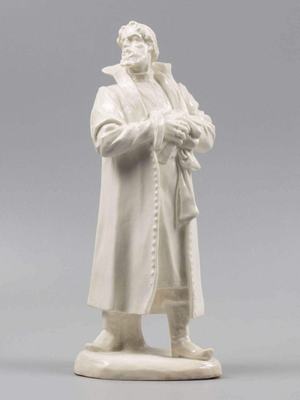 Ск. Троупянский. Шаляпин в роли Бориса Годунова. Статуэтка Фарфор. ГФЗ-ЛФЗ. 1920(?)-е гг. Модель 