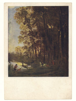 Блокада. Худ. Ян Гакарт. Охота на оленей. Гдалин 834. 4474 "Искусство" №2759. Ленинград 1945 г. 