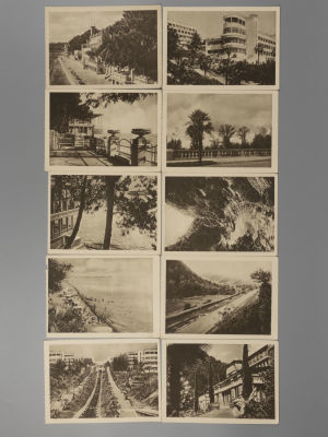 Кавказ. Сочи. Набор из 10-ти довоенных отрывных открыток. Серия I без обложки. 4659 Издание 