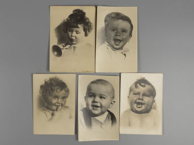 Дети. Набор из 5-ти советских послевоенных фотооткрыток. 4733 Разные издательства У одной 
