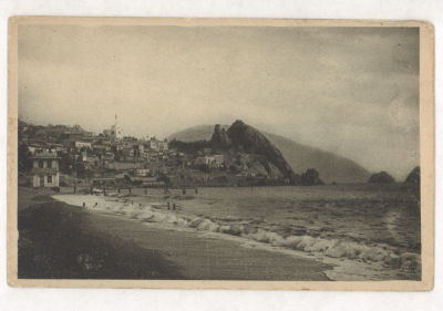 Крым. Гурзуф (по фотогр. Х.-Д.Бендицкого). Довоенная открытка. 2117 Изд. Контрагентства Печати. 