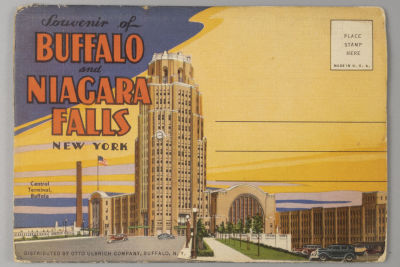 Souvenir of Buffalo and Niagara Falls (Сувенир из Буффало и Ниагарского водопада.). Сувенирный 