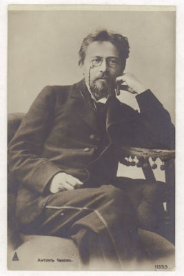 Антон Чехов. Персоналии. Фотооткрытка. Начало ХХ в. 2309 11555. Размеры 8,6х13,6 см. Хорошее 