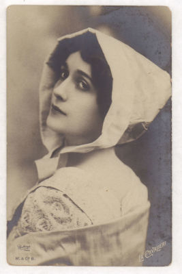 Лина Кавальери. Оперная певица. Фотомодель. Фотооткрытка. Начало ХХ в. 2325 Reutlinger, Paris. 