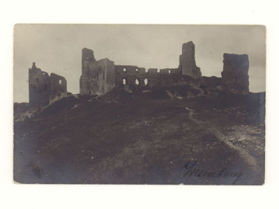 Эстония. Везенберг (Раквере). Прошла почту. Фотооткрытка 1912. Почта. Штемпель почтового вагона 