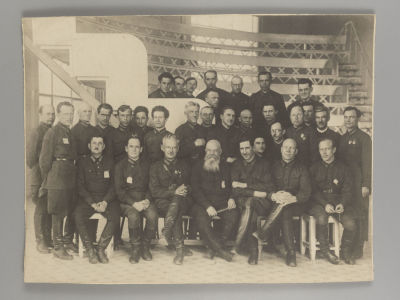 Групповая фотография военачальников РККА 1930-е гг 28х22 см. Комкор, комдивы, комбриги 