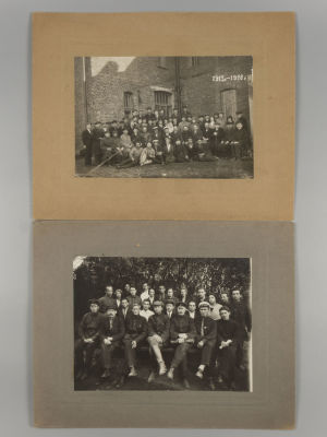 Две фотографии с рабочими и инженерами 1928 г. Размер по паспорту 26х33 см. Хорошее состояние.