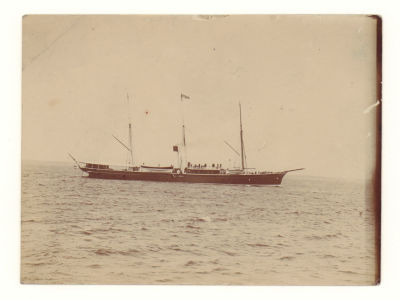 [Архив Н.Е. Лансере] Яхта "Колхида" вел. князя Михаила Александровича Романова Август 1897 г 